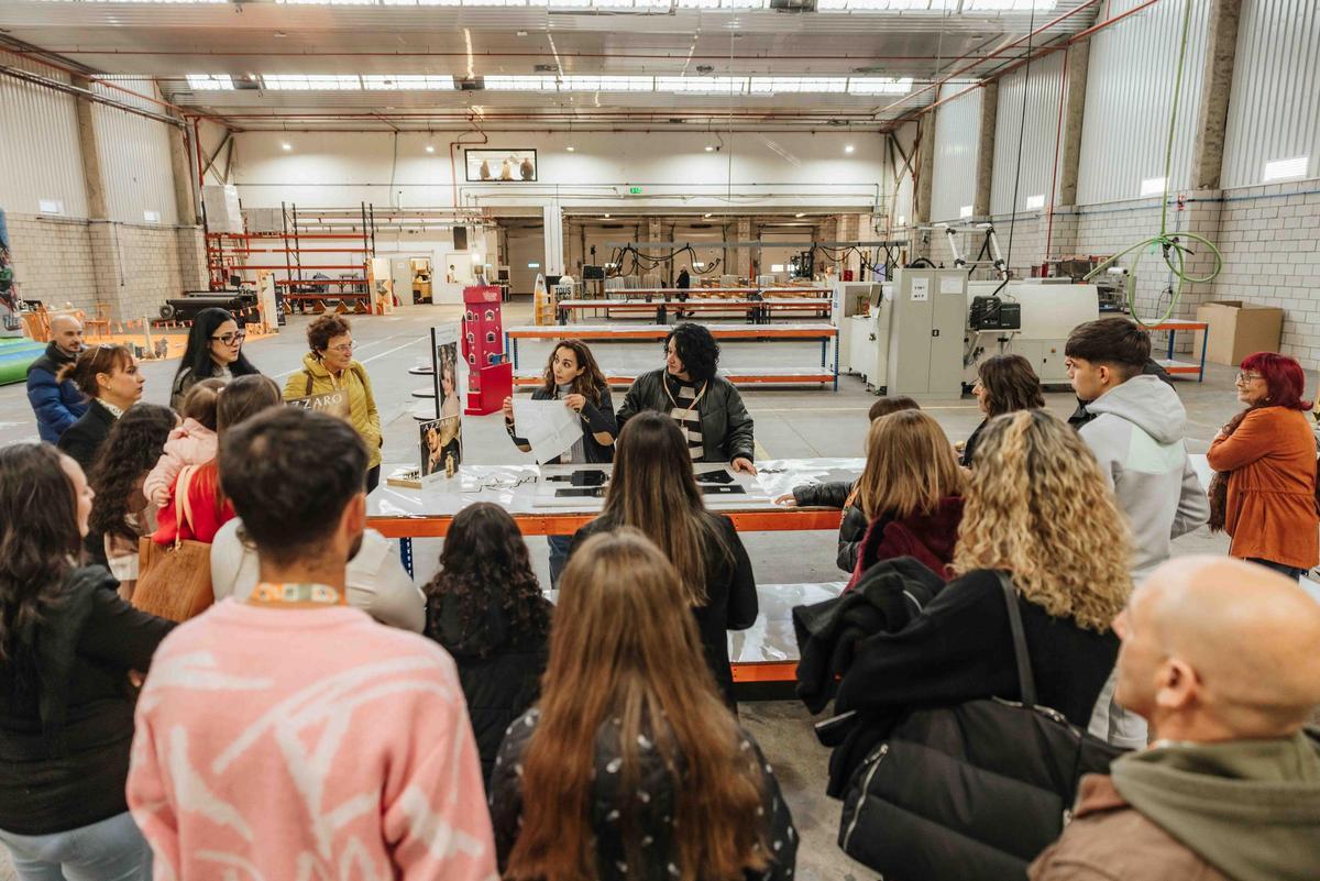 Inauguración de la planta del Grupo La Plana en Leganés, en una jornada dedicada a los empleados.