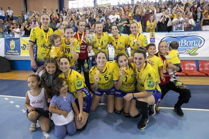 12.05.19. Telde, Gran Canaria. Balonmano femenino temporada 2018-19. Rocasa Gran Canaria-Pogon Szczcin. Final EHF Challenge Cup. Pabellón Rita Hernández . Foto Quique Curbelo  | 12/05/2019 | Fotógrafo: Quique Curbelo