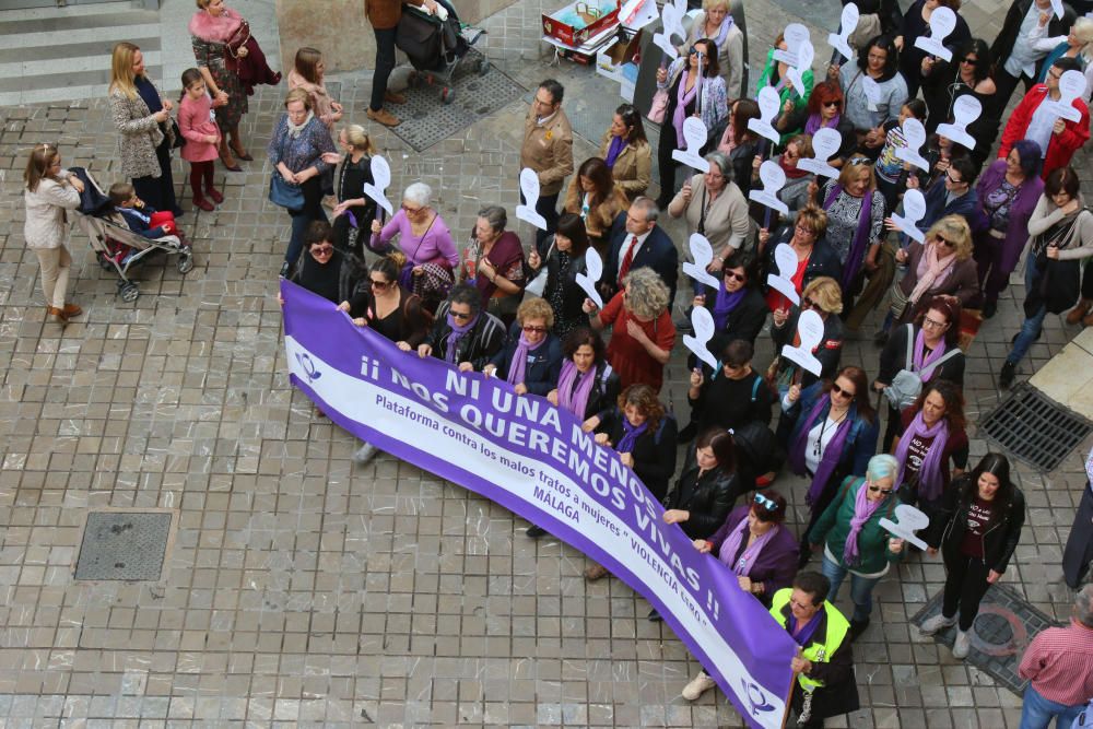 Manifestación en Málaga contra la Violencia contra las Mujeres