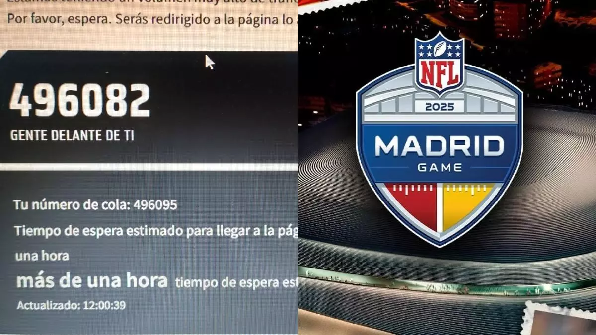 Lío con las entradas de la NFL en Madrid: atasco en la web, bots y reventa