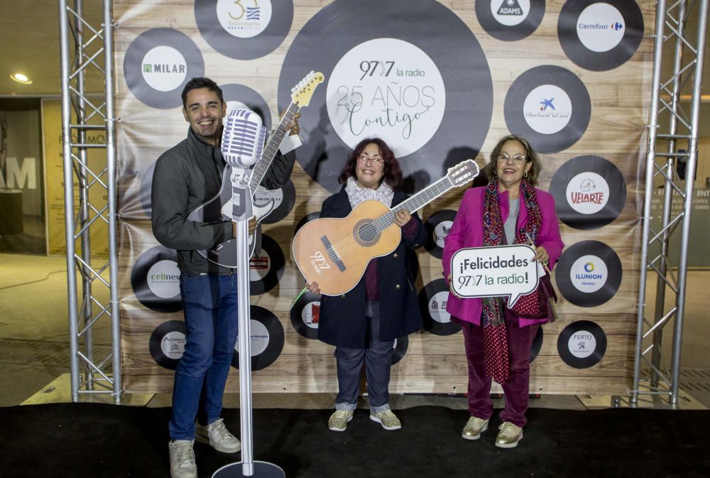 Gala 25 aniversario de la  97.7 en el Palau de Les Arts