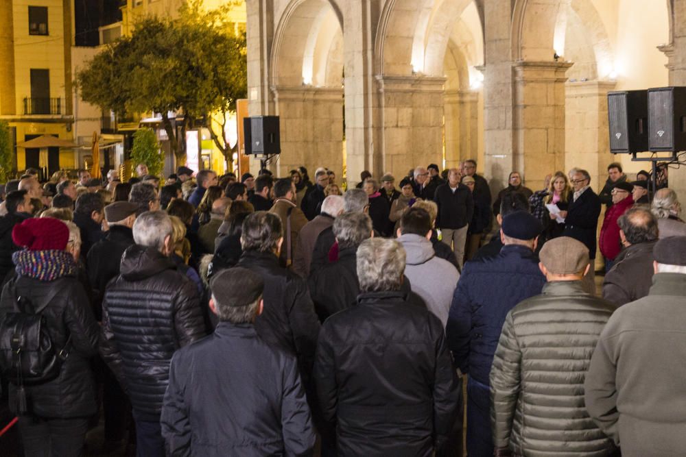 Protesta de citricultores en Castelló