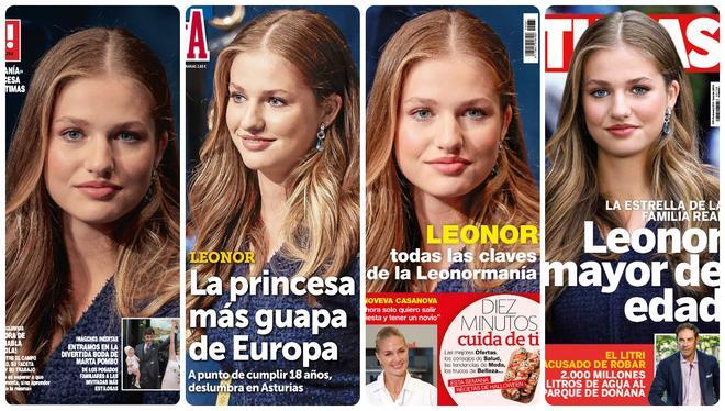 La princesa Leonor acapara todas las miradas en las portadas de hoy, 25 de octubre