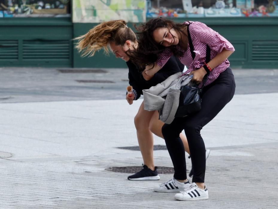 Viento en Gijón