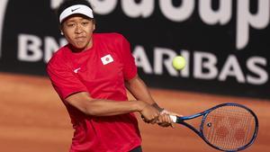 La japonesa Naomi Osaka, en un entrenamiento este jueves en Cartagena.