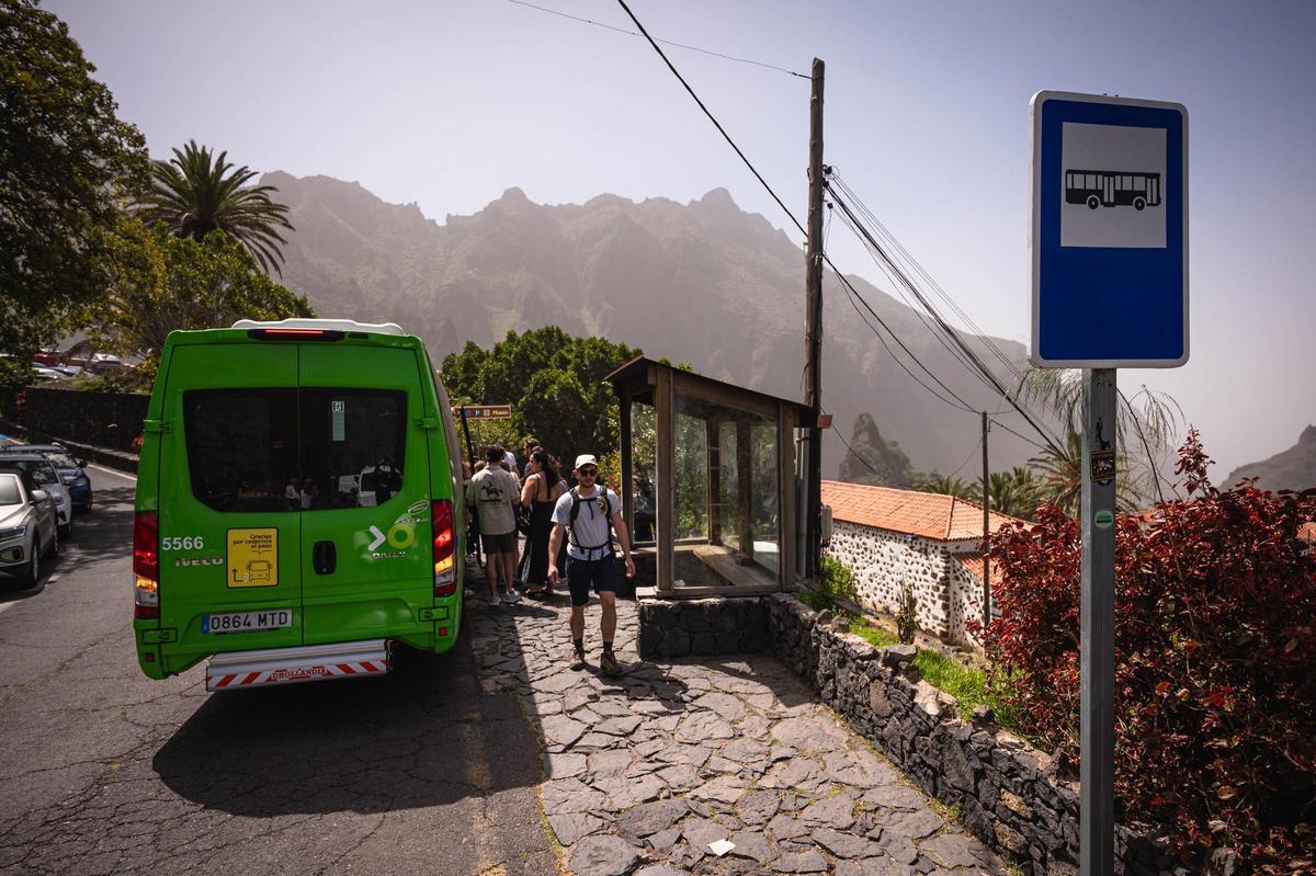 Viaje en guagua a Masca Viaje en guagua a Masca