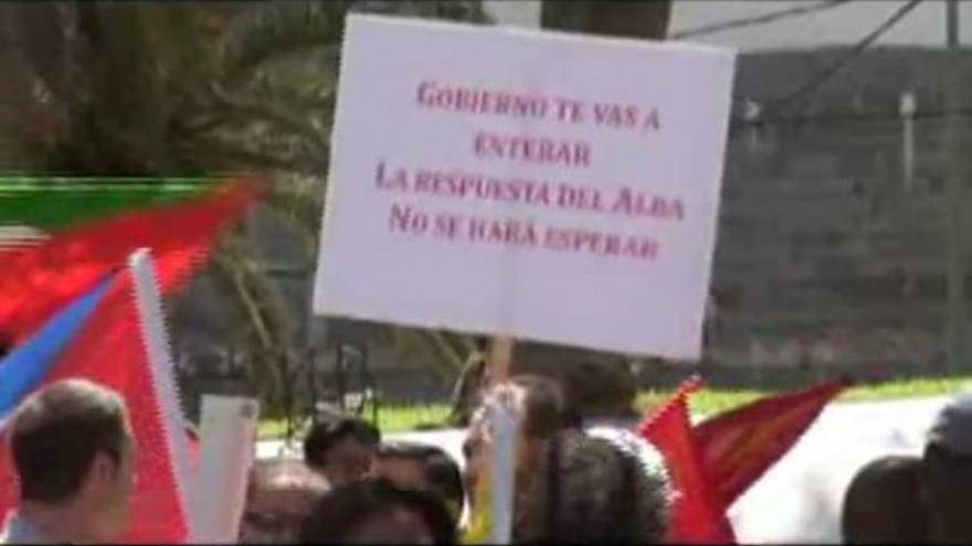 Manifestación a favor de la sanidad para los inmigrantes