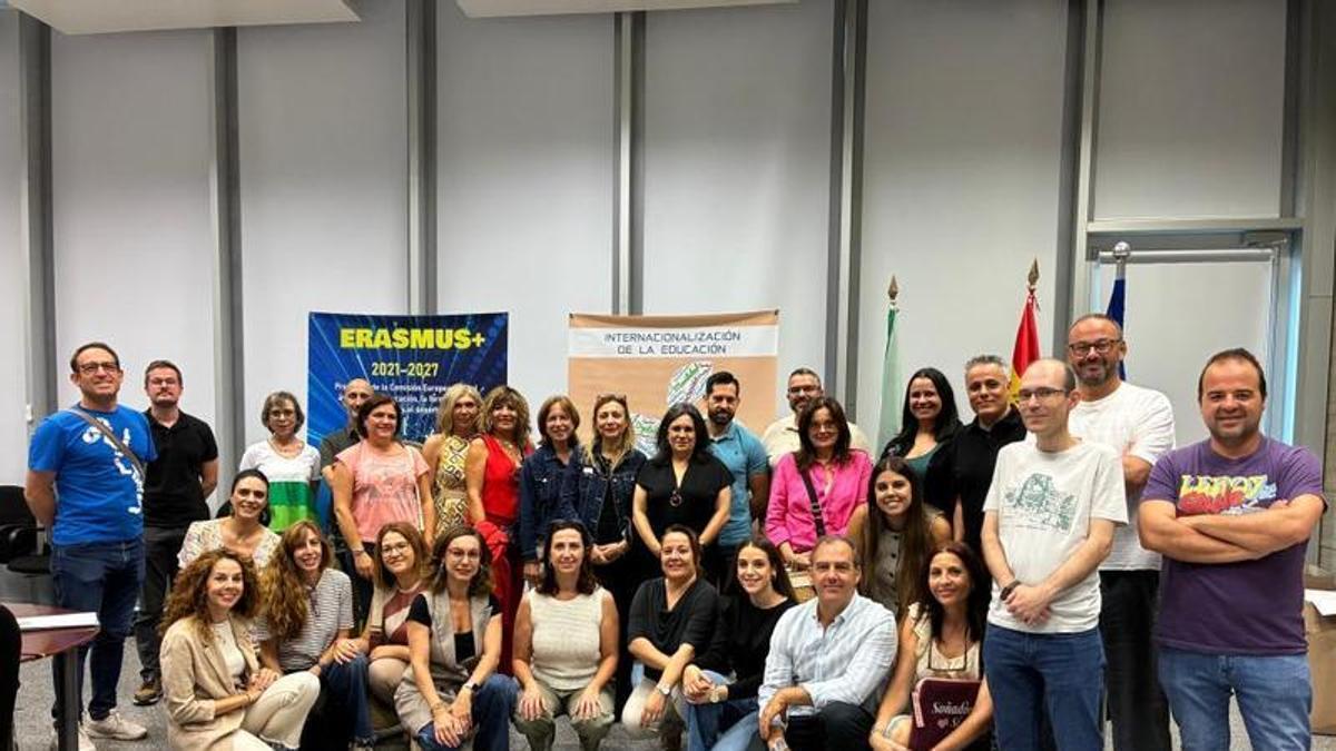 Profesores de los nuevos centros que se han unido al programa Erasmus+