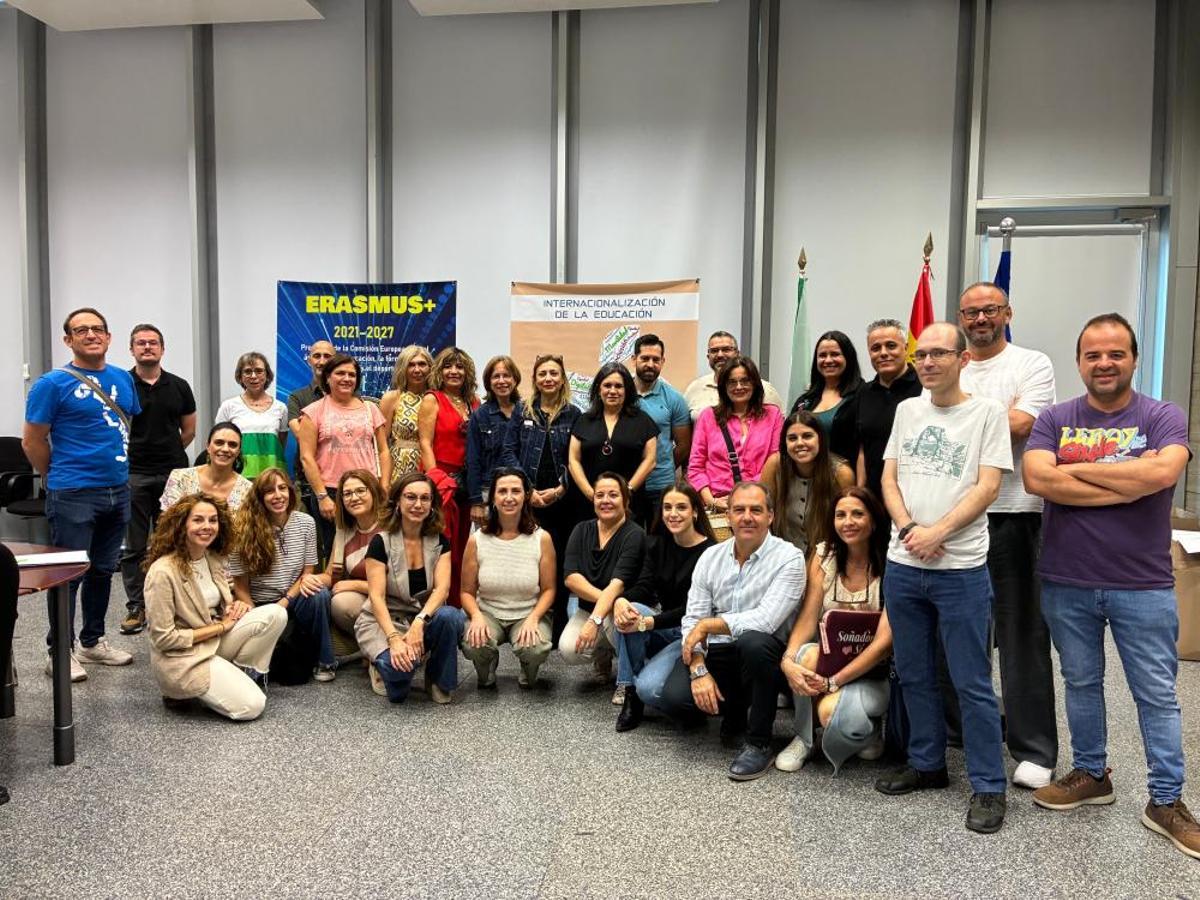 Profesores de los nuevos centros que se han unido al programa Erasmus+