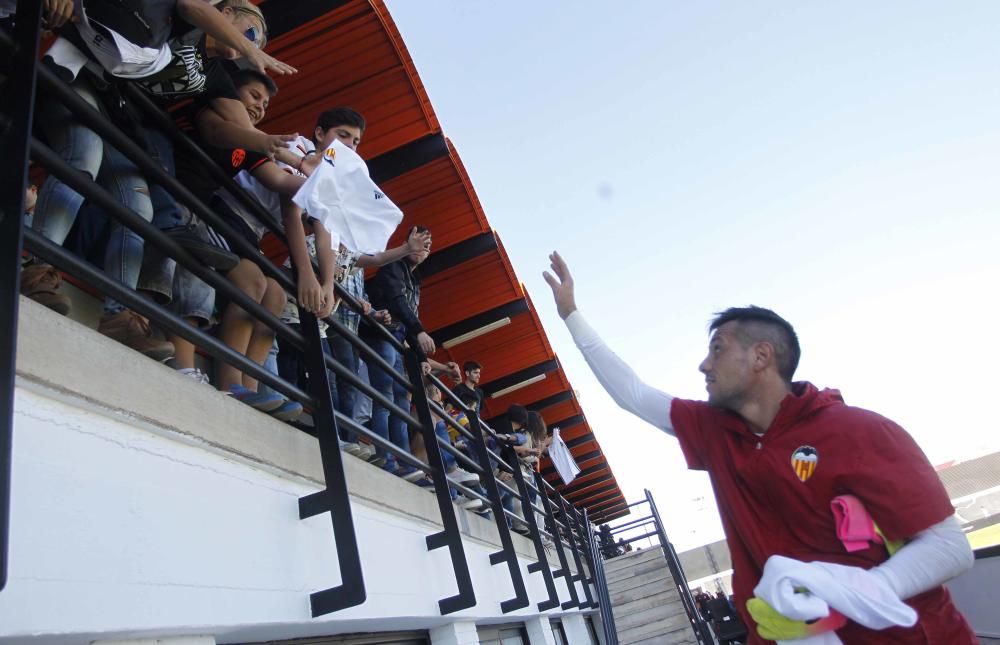 Espectacular entrenamiento del Valencia CF