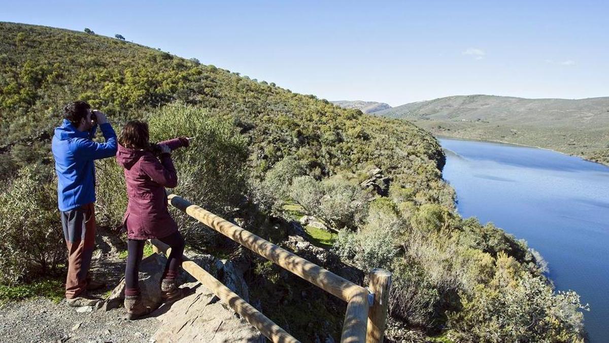 Actividades en el parque nacional de Monfragüe.
