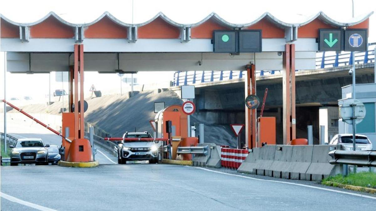 Cabinas de peaje de la AP-9 en Redondela