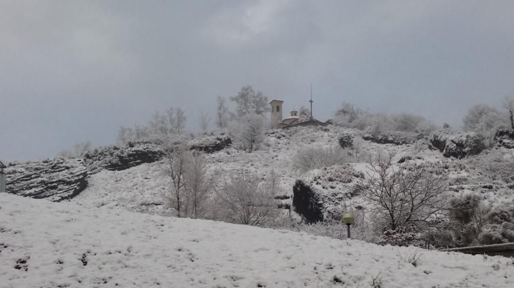 El dia després de la nevada a la Garrotxa, Ripollès i Cerdanya