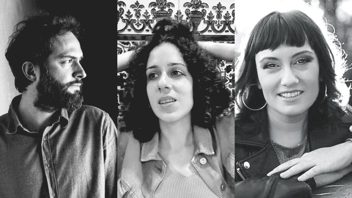 Javier Vicedo Alós, Berta García Faet y Bibiana Collado.