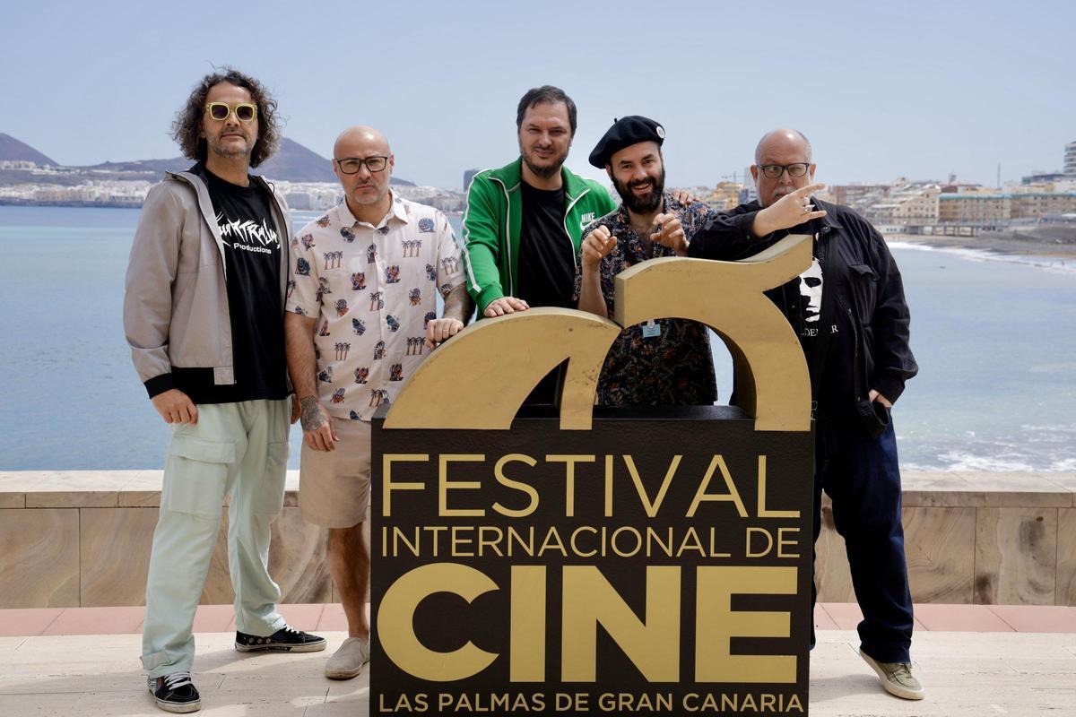 José Víctor Fuentes, Manu Herrera, Álex Rey, Alejo Ibáñez y Jesús Palacios.