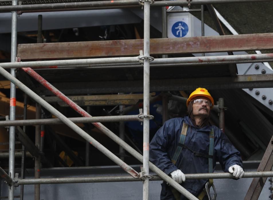 Visita a la Central Térmica de Soto de Ribera por las obras de mejora y ampliación