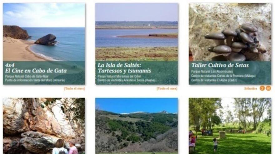 Ecoturismo por Andalucía en el mes de abril