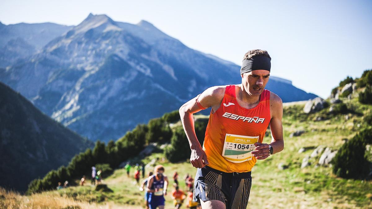 Alain Santamaría, el mejor español en la Uphill de los Mundiales de Canfranc