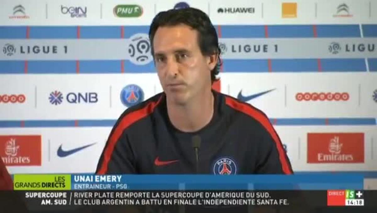 La divertida rueda de prensa de Emery en francés