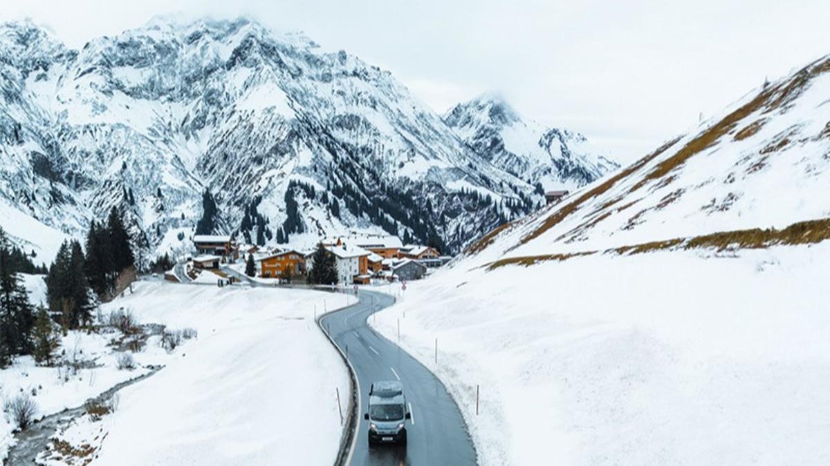 Viaje en camper por resorts de esquí