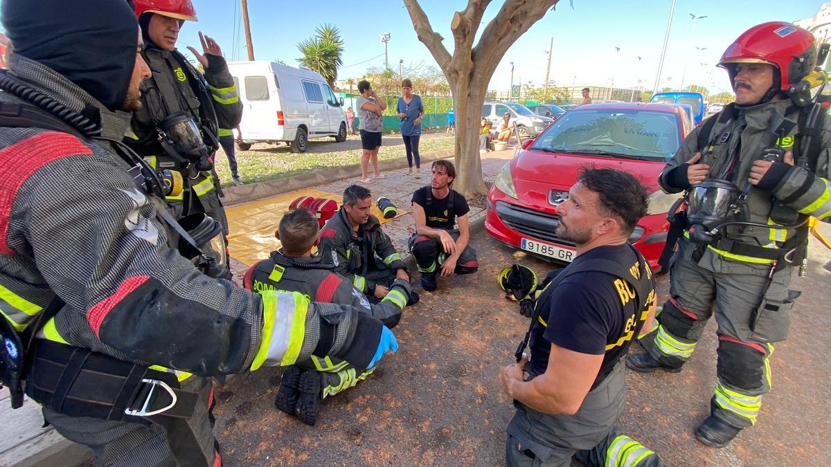 Incendio en una vivienda de Vecindario