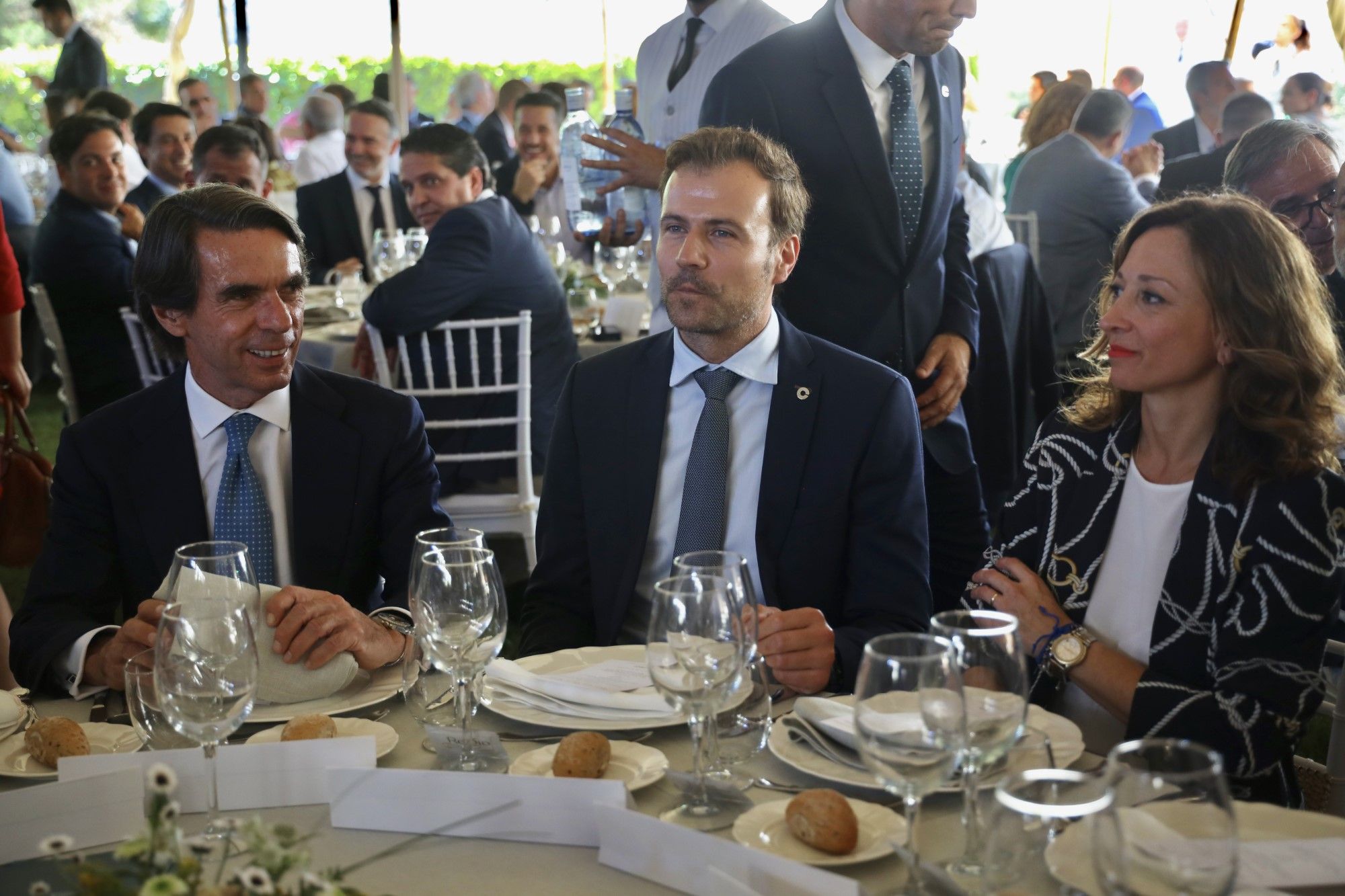 Aznar, en unas jornadas en Pizarra organizada por el Círculo Empresarial de Málaga