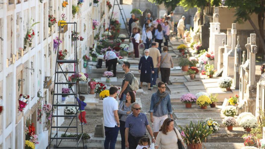 Dispositivo especial para visitar los cementerios por Tots Sants en Palma