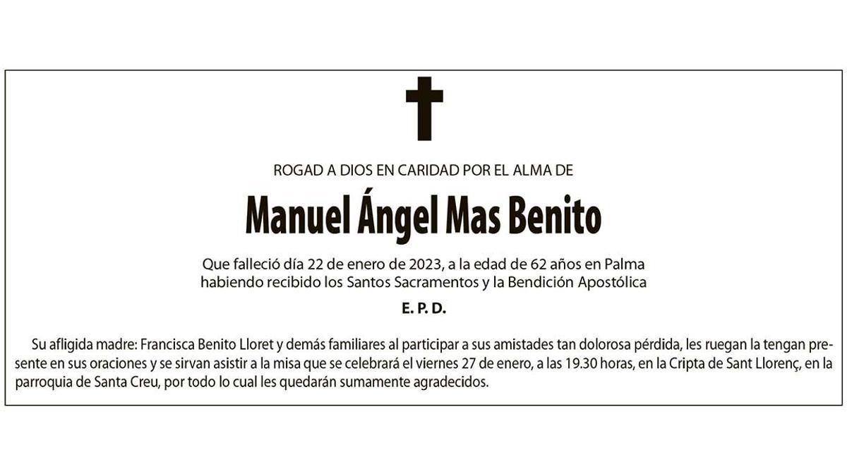 Manuel Ángel Mas Benito