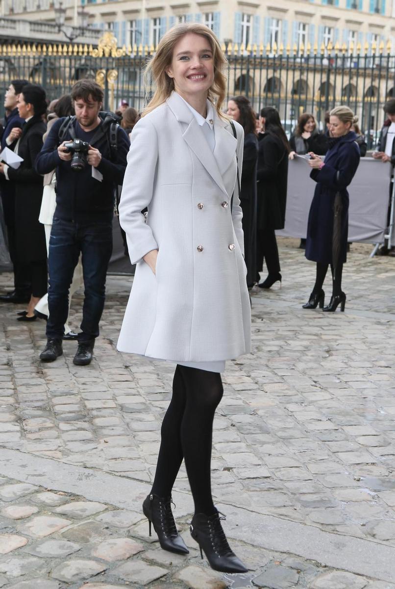 Natalia Vodianova en el desfile de Christian Dior en París