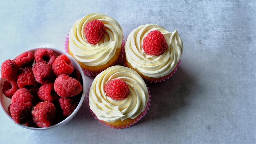 Cupcakes de Frambuesa.