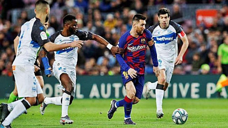 Un cop més, l&#039;argentí Leo Messi va aparèixer quan més ho necessitava el seu equip, va marcar el tercer gol i va retornar la tranquil·litat als seus