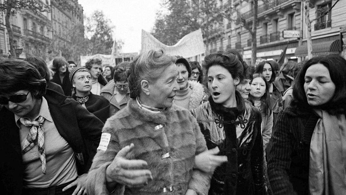 Simone y Silvye en París en 1971.