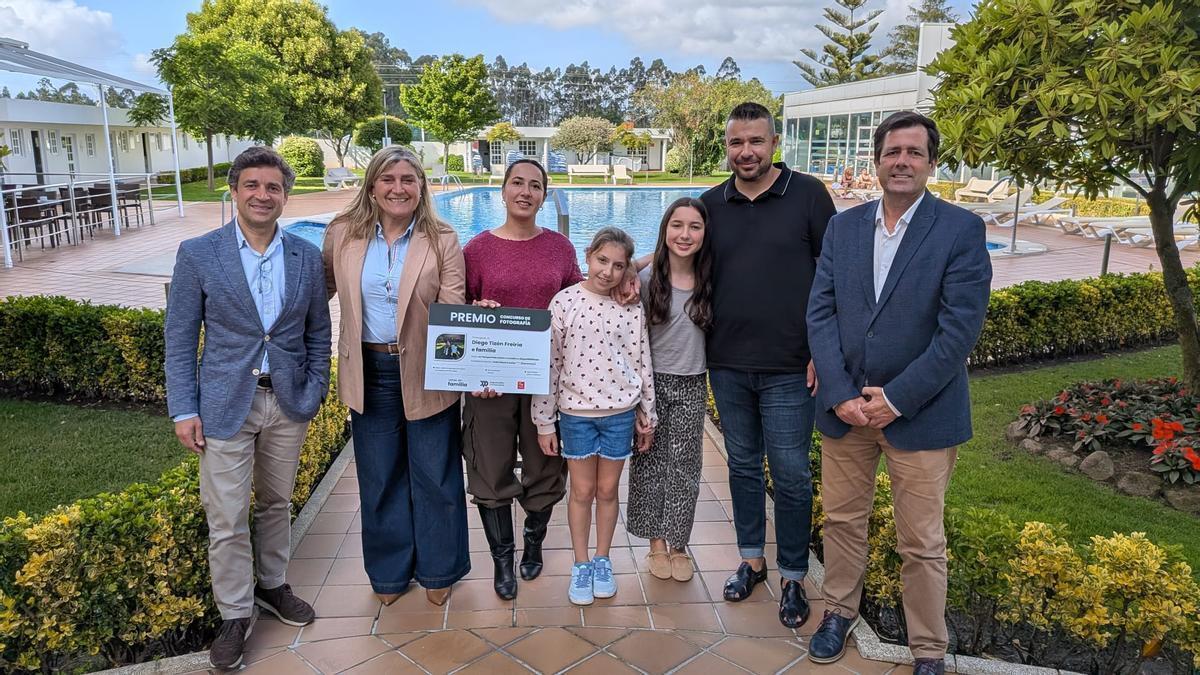 Entrega del premio de fotografía