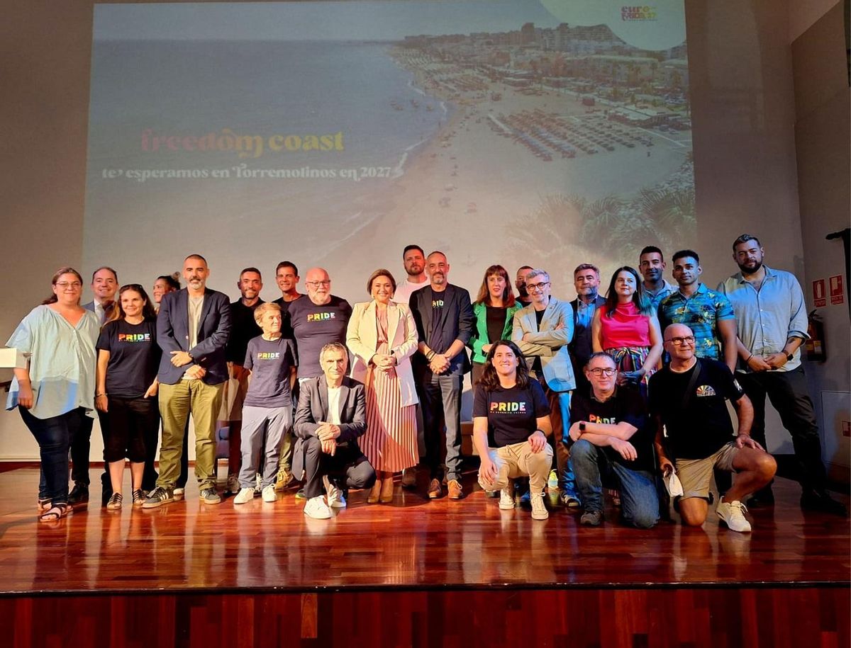 La candidatura de Torremolinos al EuroPride 2027 se basa en la colaboración público-privada.