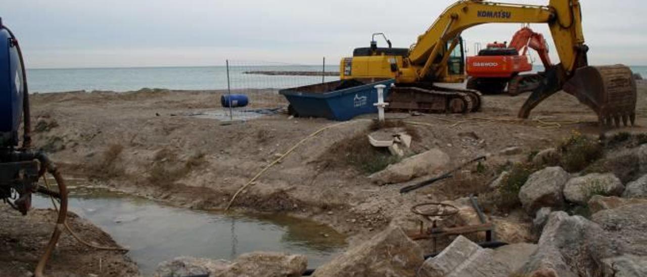 El Gobierno retrasa hasta final de año las obras en la playa de Almassora