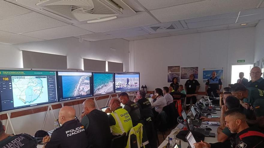 La visita del papa León XIV al muelle de Arguinegu