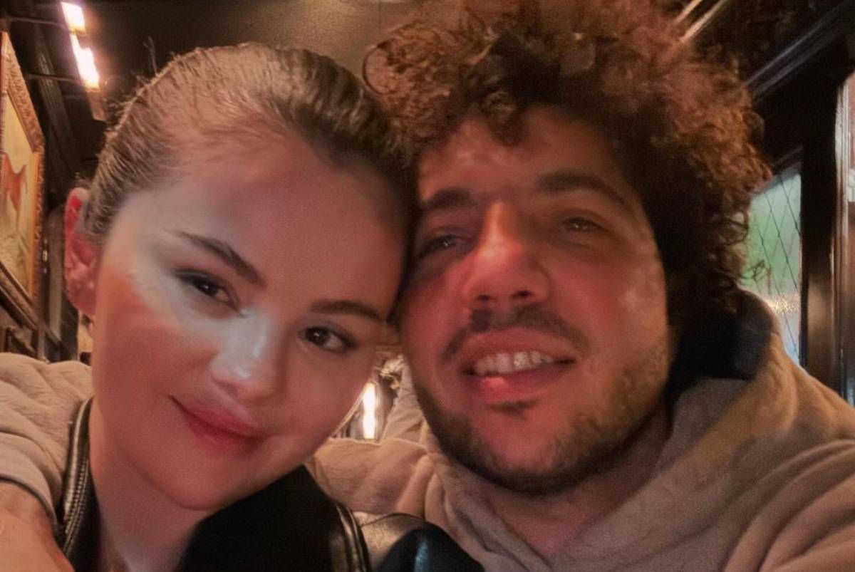 Selfie de Selena Gomez y su novio, Benny Blanco