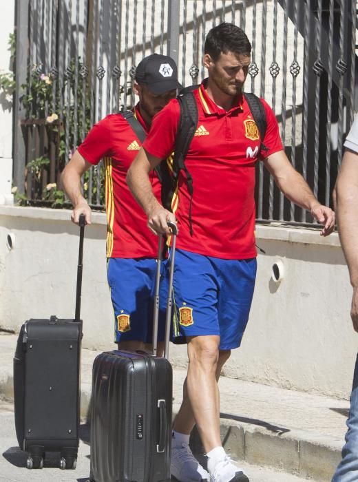 El entrenamiento de La Roja ayer en el Rico Pérez