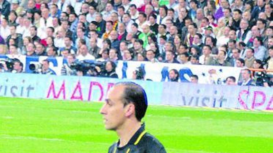 Jose Manuel Fernández Miranda, en un Madrid-Barça.