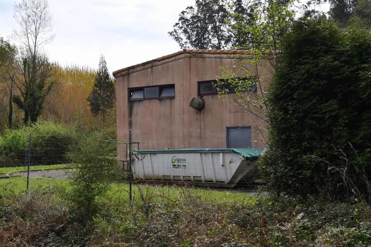 Vista de la depuradora de O Quenllo, en Carral.
