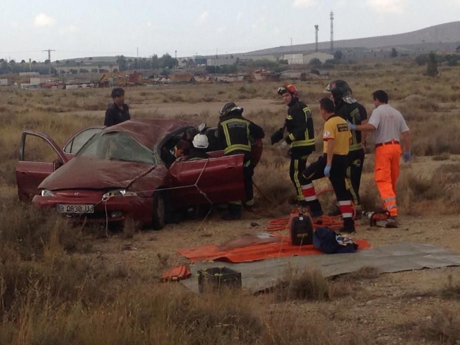 Herido en un accidente de coche en Alicante