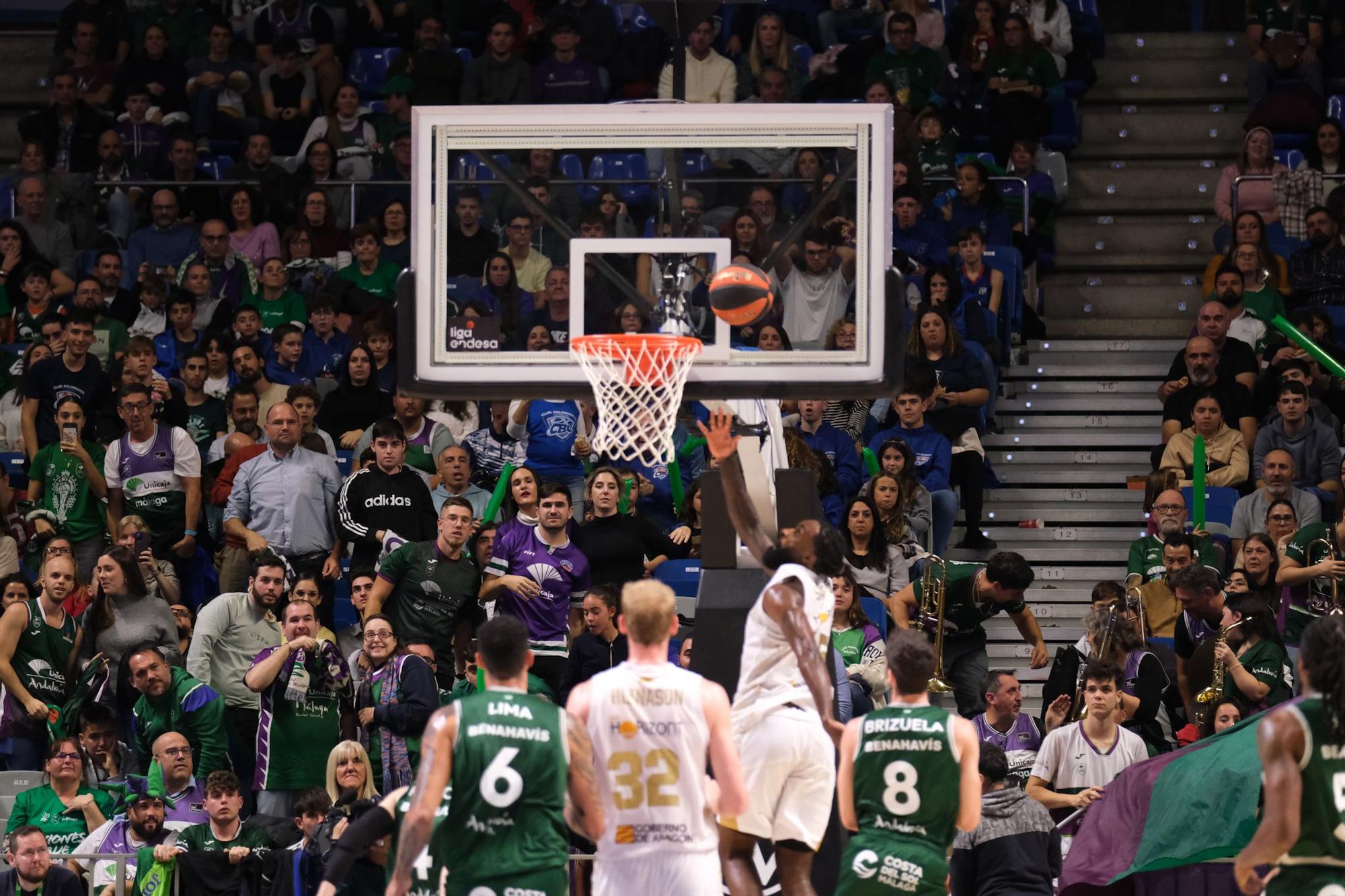 El Unicaja - Casademont Zaragoza de la Liga Endesa, en imágenes