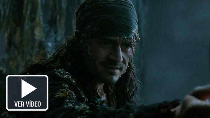 Orlando Bloom al fin se deja ver en el nuevo spot de &#039;Piratas del Caribe&#039;