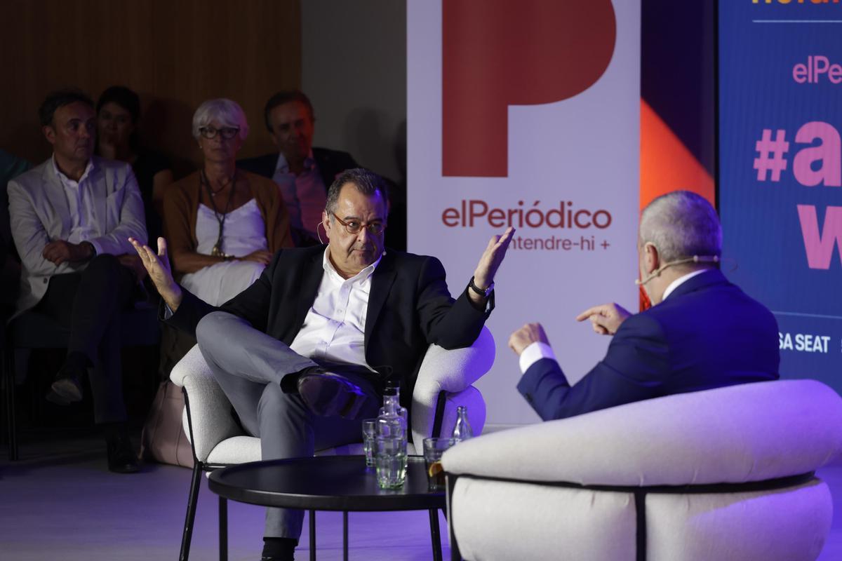 Afterwork de El Periódico en Casa SEAT Albert Sáez entrevista al alcalde Jaume Collboni