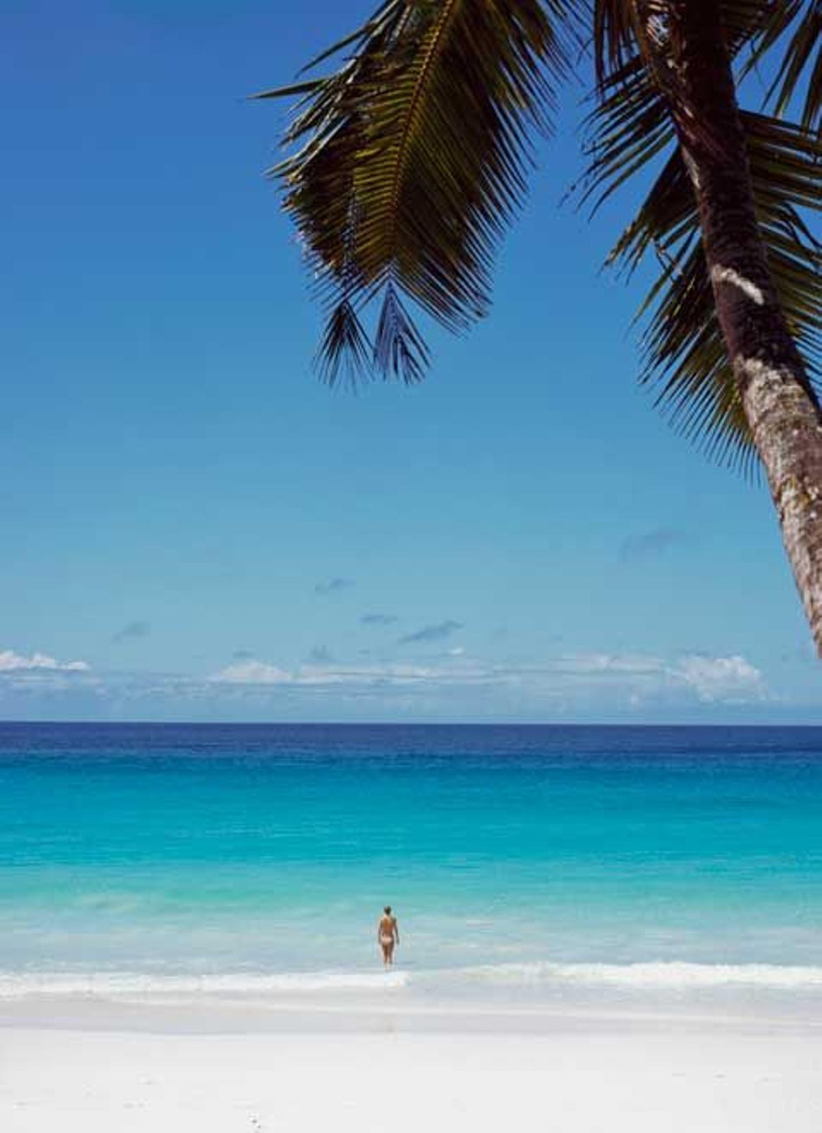 Playa en la isla de Mahé