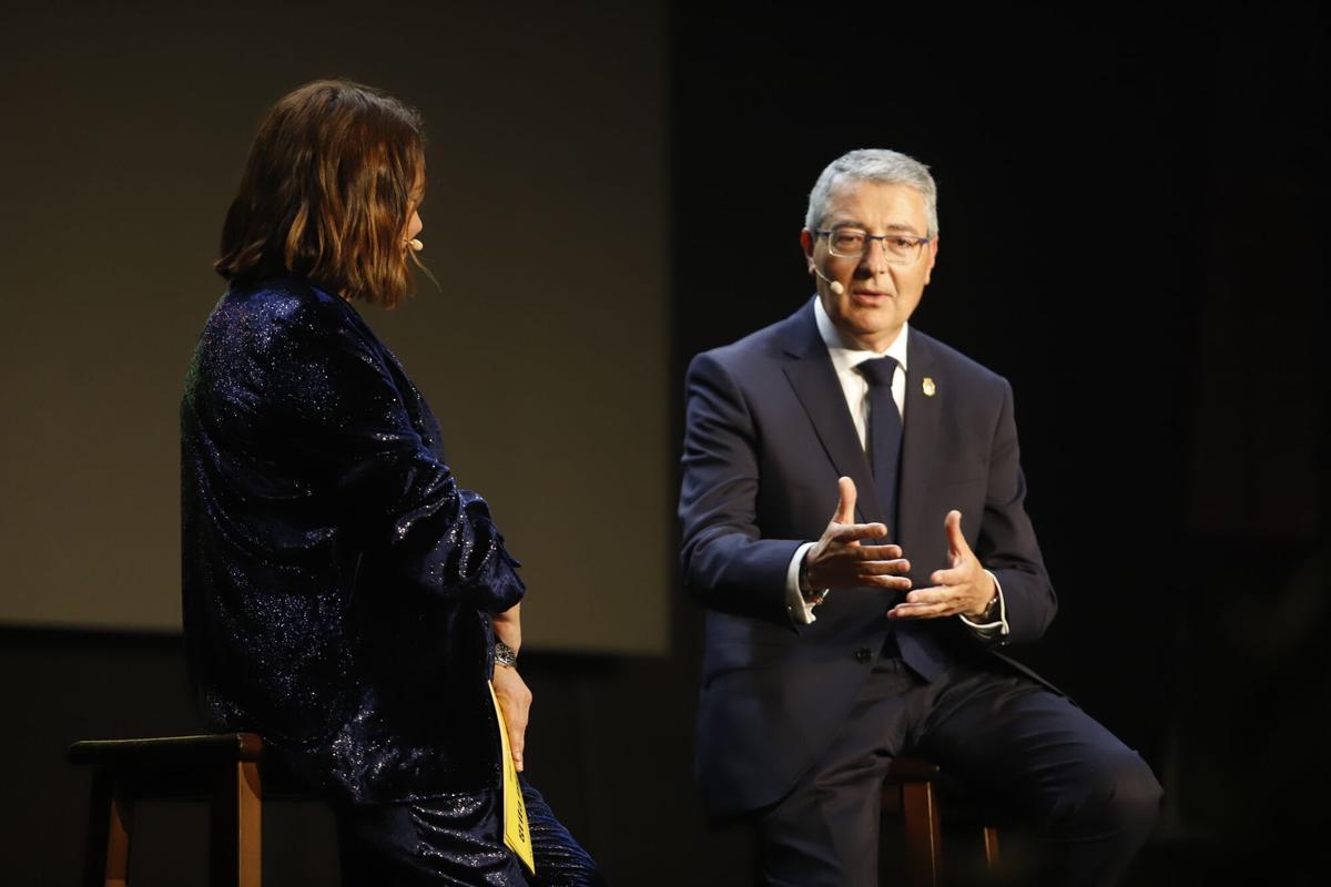 Madrid 22-01-2025.-El presidente de la Diputación de Málaga , Francisco Salado, presenta la nueva campaña de Turismo Costa del Sol en Fitur
