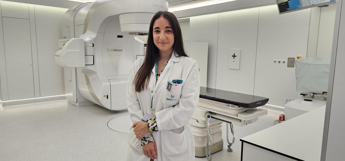 Doctora África Forné. Radioterapia Quirónsalud Málaga