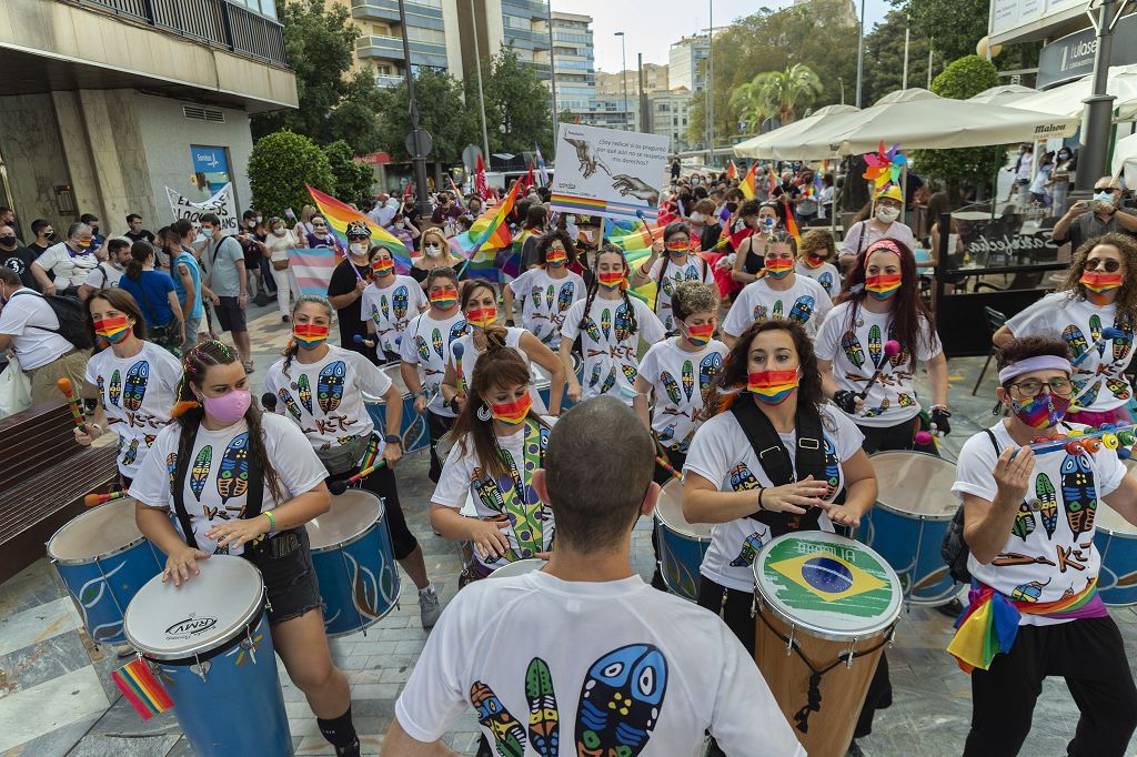 Marcha del colectivo LGTBI+ en Cartagena.