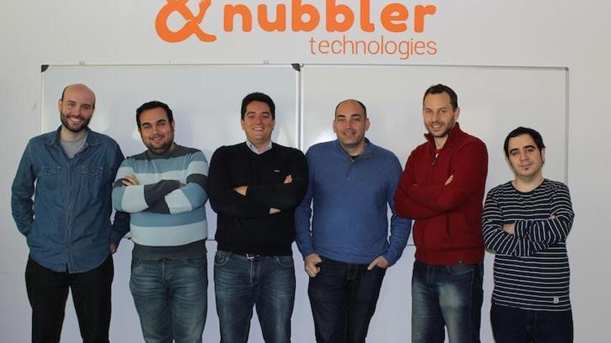 El equipo de Nubbler Technologies, firma situada en el PTA de Málaga.
