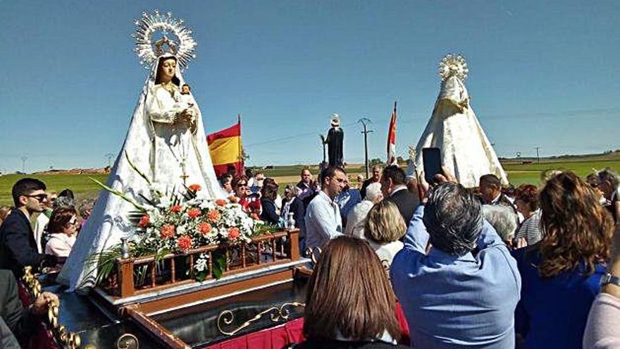 Quintanilla del Olmo y Prado se hermanan en la tradicional romería de la rogativa